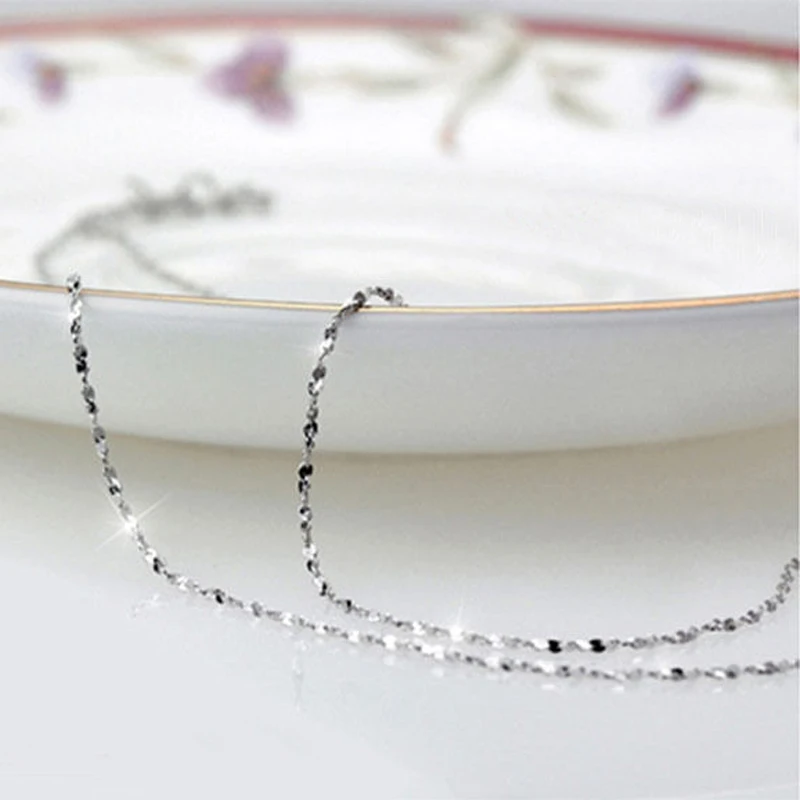 Simple Silver Plated Snake Chain Necklace Sexy Twisted Bar Box Chains Pendants Necklaces For Women Charms Party Jewelry