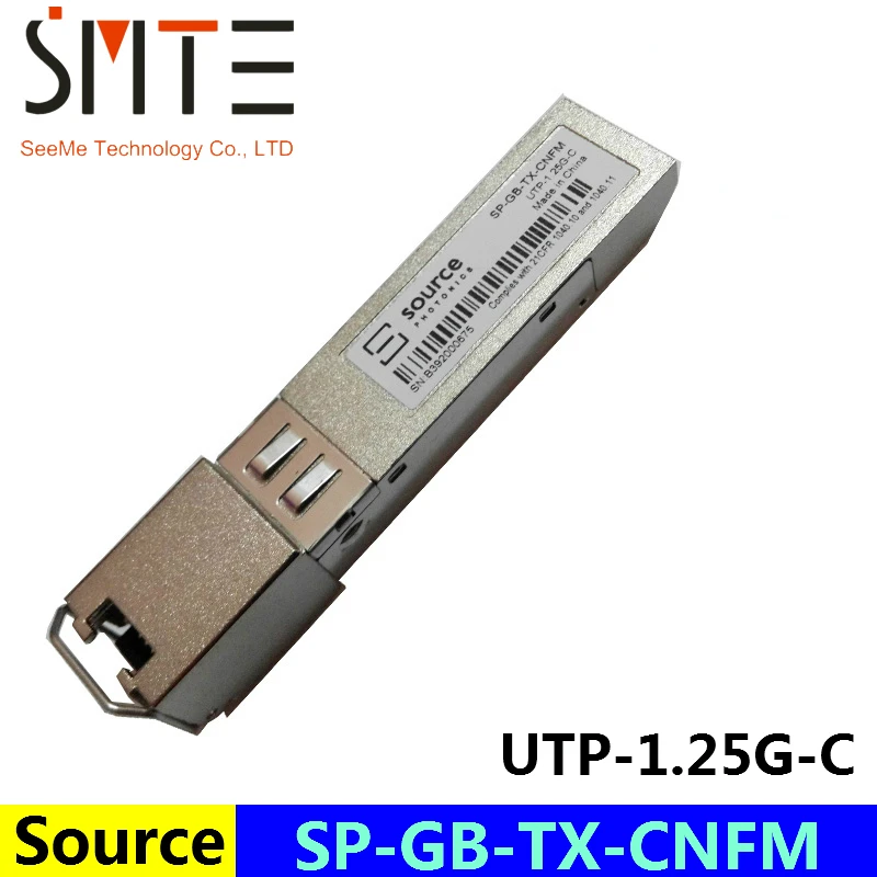 

Source SP-GB-TX-CNFM UTP-1.25G-C SFP fiber optical transceiver