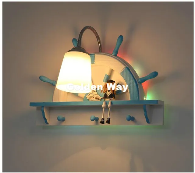 White Blue Modern Creative Children Wall Lamp Room Lighting White Blue Modern Creative Children Wall Lamp Room Lighting Bedroom Cartoon S