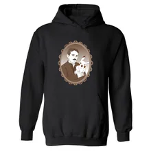 TESLA Brand Clothing Hooded Mens XXXL Black Hoodie Streetwear Tesla Hoodies Man Hip Hop Sweatshirts