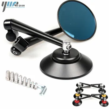 

Universal Round Motorbike Parts Motorcycle Mirror Rear Side Mirror For Yamaha MT07 YZF R6 R3 R125 TMAX XMAX VMAX 1200 1700 XT660