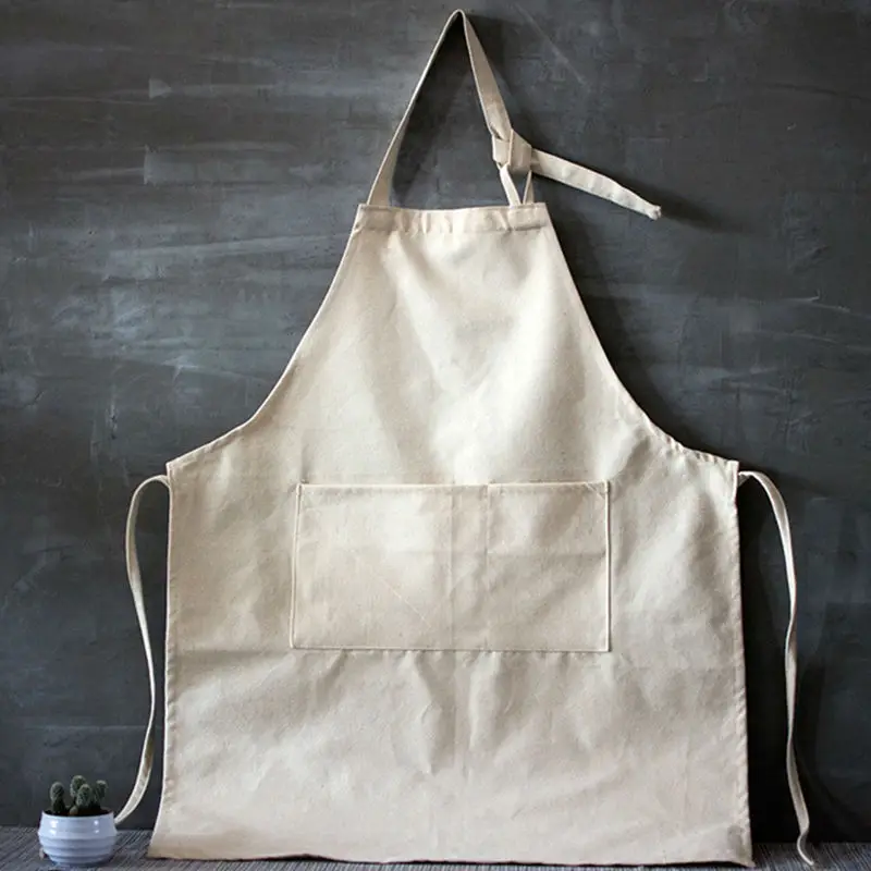 Buy Adults Full Length Black/White Canvas Painting Bib