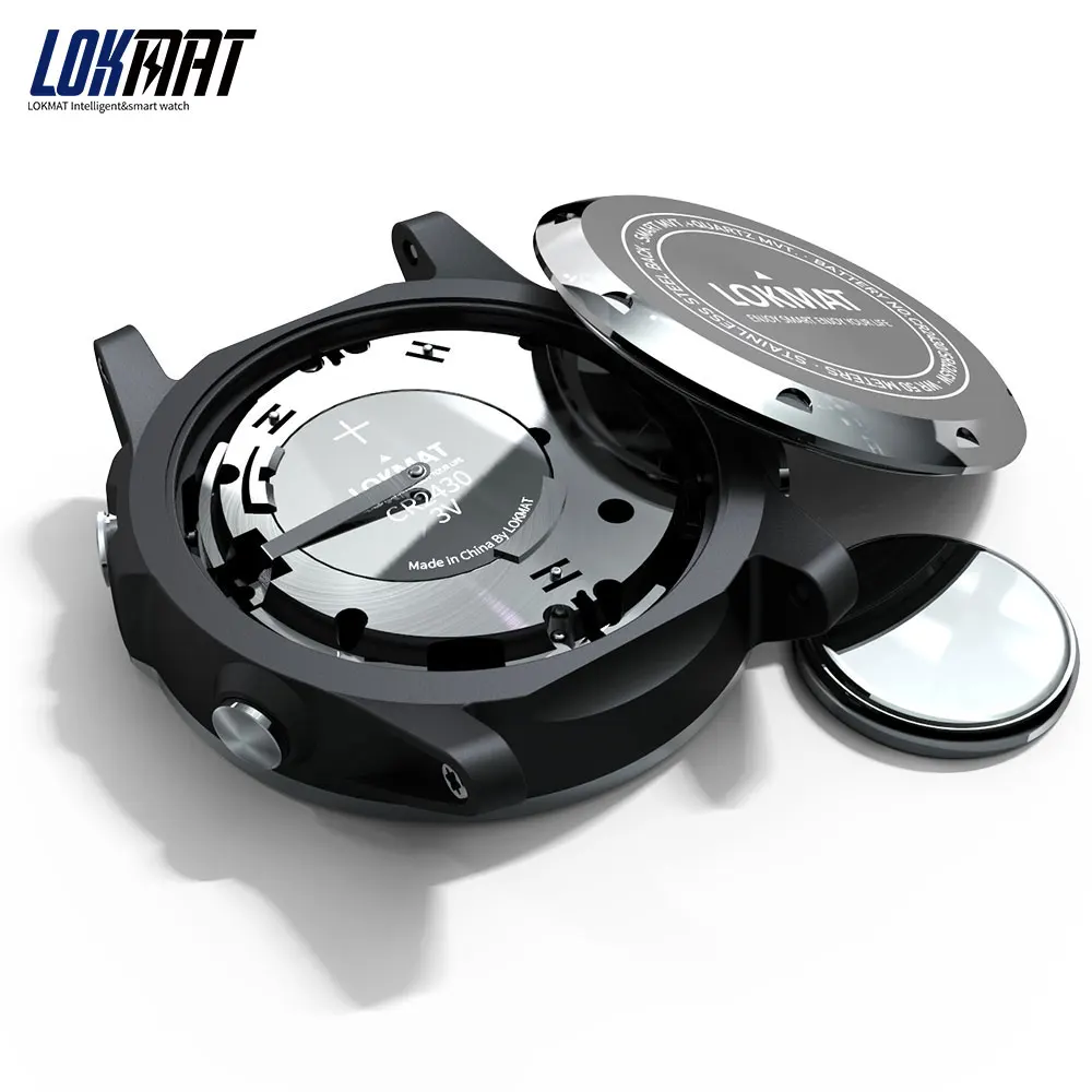 LOKMAT Men Sport Smart Watch 5ATM Waterproof Bluetooth Pedometer Message Reminder digital Clock SmartWatch for ios and android
