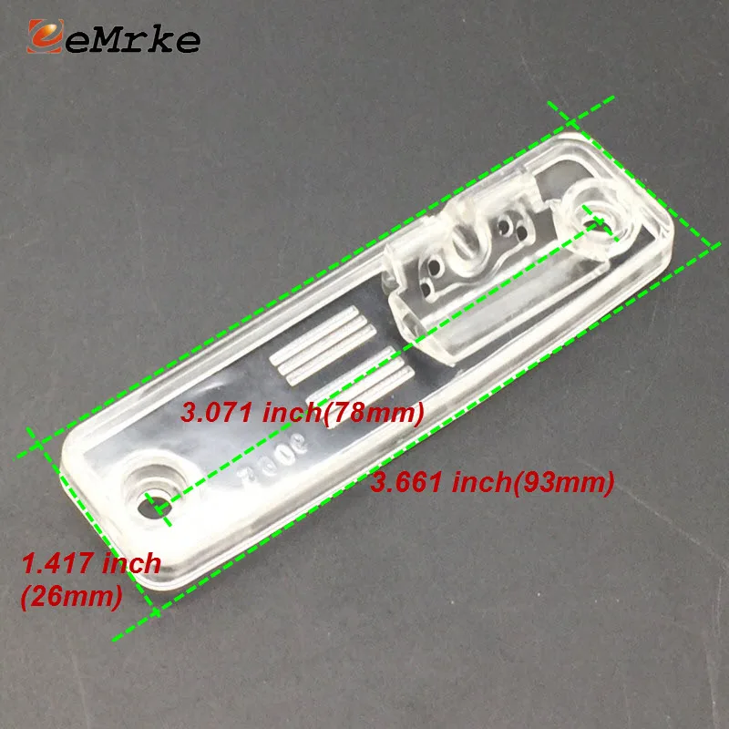 EEMRKE DIY Автомобильный кронштейн для камеры замена номерного знака подсветка