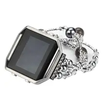 Высокое качество металлический браслет ювелирные изделия замена браслет с металлической рамкой для Fitbit Blaze Прямая apr30