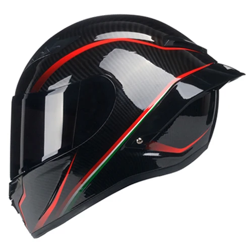 Casco moto rcycle Шлем Полный лицевой шлем каска Capacete moto ciclista Гоночный Шлем Полный лицевой шлем DOT одобренный pista - Цвет: 3