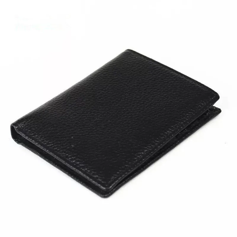 ALAVCHNV first layer of leather lychee pattern multi card men's wallet ...