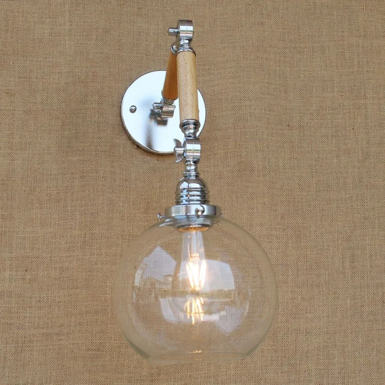 Wood Wall Sconces Antique Loft Industrial Wall Light Vintage Swing Long Arm Lamp Wood Wall Sconces Antique Loft Industrial Wall Light Vintage Swing Long Arm Lamp