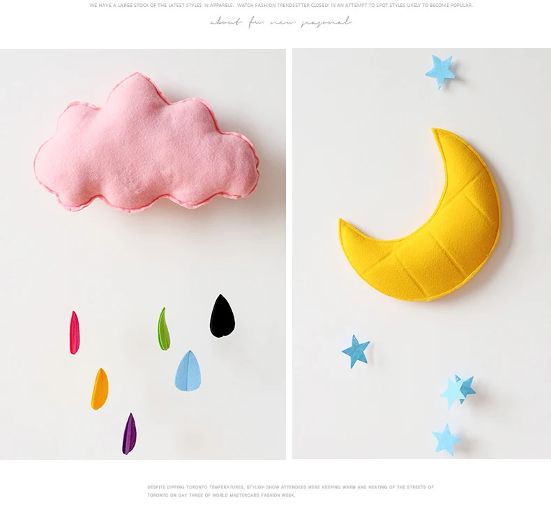 Korean style children's room decoration cloud pink girl heart room ins props photo background cloth dormitory hang cloth (12)