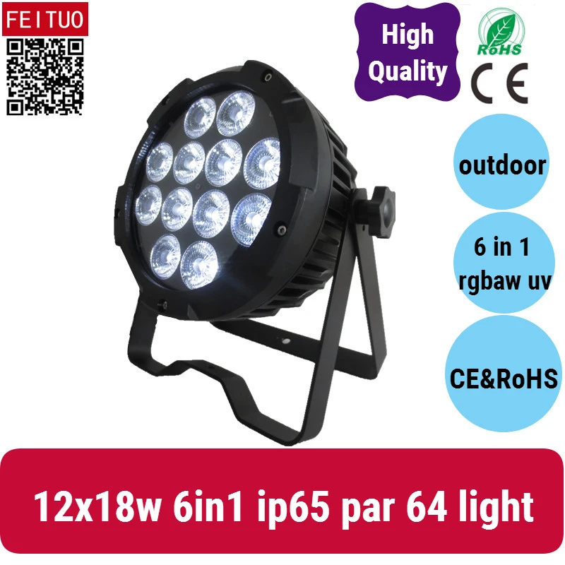 A 30/набор 12*18 Вт 6 в 1 18 12 шт. rgbwa uv led par light|set repeater|set top box iptvlight cord set |