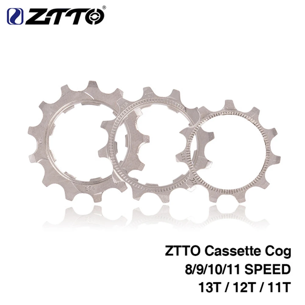 ZTTO 1 шт. MTB дорожный велосипед свободного хода Cog 8 9 10 11 скорость 11T 12T 13T велосипедный Кассета звездочки аксессуары для Shimano