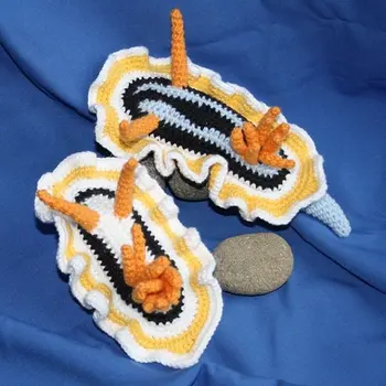 

Sea Slug crochet baby shower house room decrotive, gift for freind,photo use