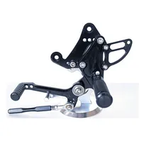 KODASKIN ЧПУ заготовки подножки Rearset задние наборы подножки подходят для Ducati Diavel 11 12 13 14 15 16
