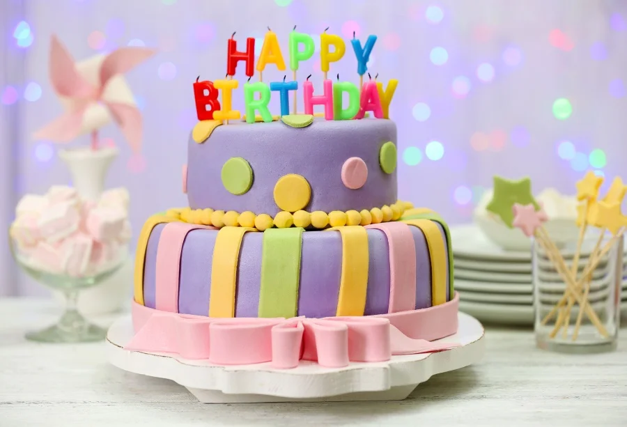 

Laeacco Colorful Cake Baby Children Birthday Party Photography Background Customized Photographic Backdrop For Photo Studio