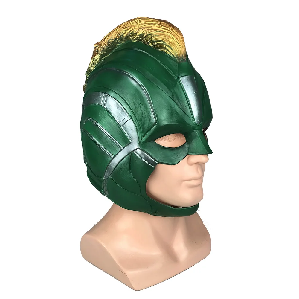 Марвел Капитан Carol Danvers Супергерой маска Женский шлем для косплея костюм Хэллоуин вечерние реквизит