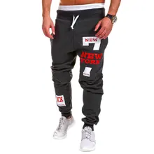 Модные мужские брюки для досуга хип-хоп школьные M-XXXL повседневные спортивные штаны из полиэстера