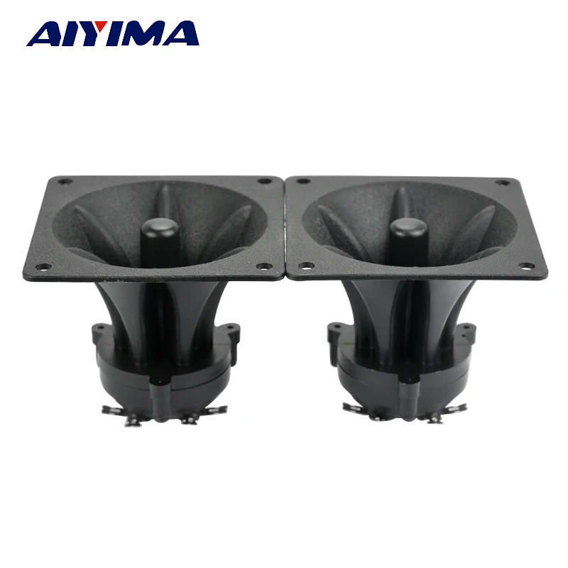 Tweeters 85MM Piezoelectric Tweeter Loudspeaker 150W Ceramic Buzzer Treble Square Audio Speaker 2Pcs audio speakers tweeter speaker