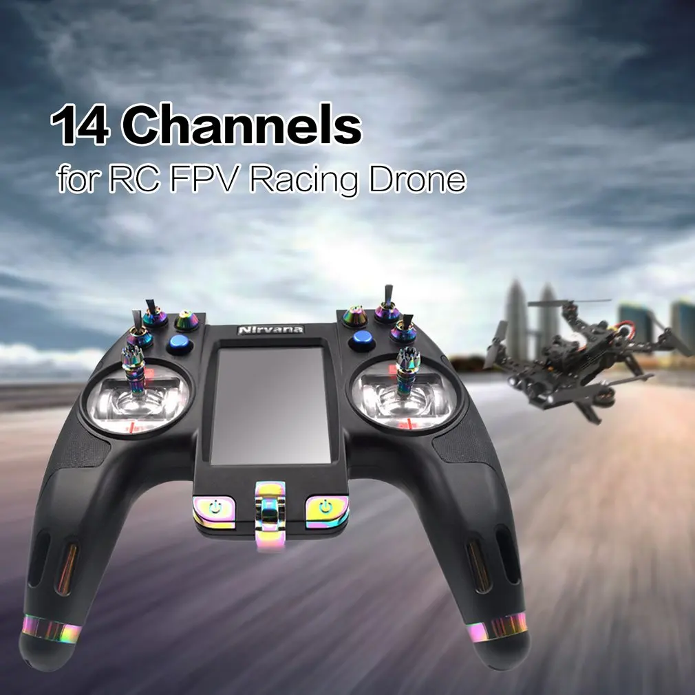 

Flysky FS-NV14 2.4G 14CH Nirvana Remote Controller Transmitter Open Source with iA8X RX for FPV Racing Drone RC Helicopter