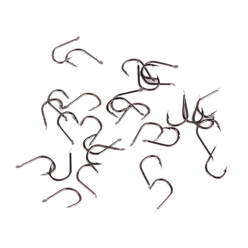 

30 hooks/Boxed with barbs High Carbon Steel Stable Toughness Full Tensile Hooks outdoor fishing hooks durable