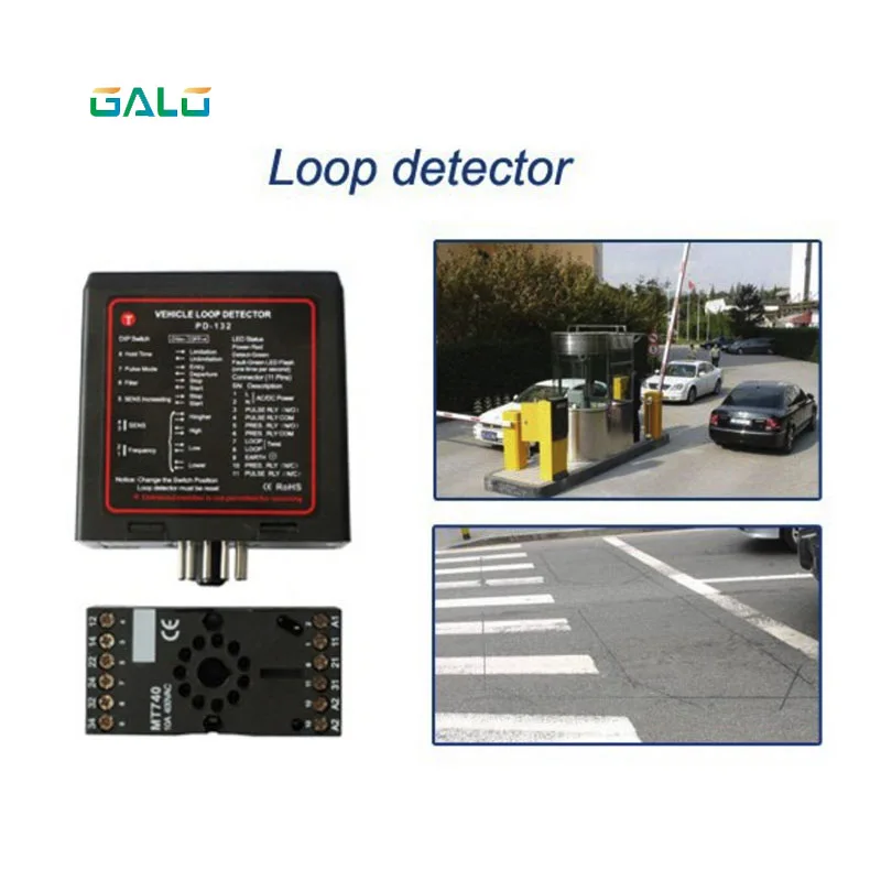 220V-250V Single Channel High Sensitivity /Expressway/Highway Detectpr/ETC Vehicle Loop Detector Use For Parking System