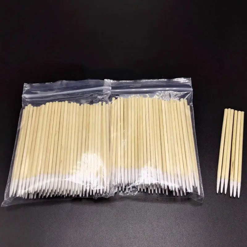 100pcs Permanent Microblading Wood Cotton Swab Makeup Bud Cosmetics Sticks For Makeup Beauty Tools