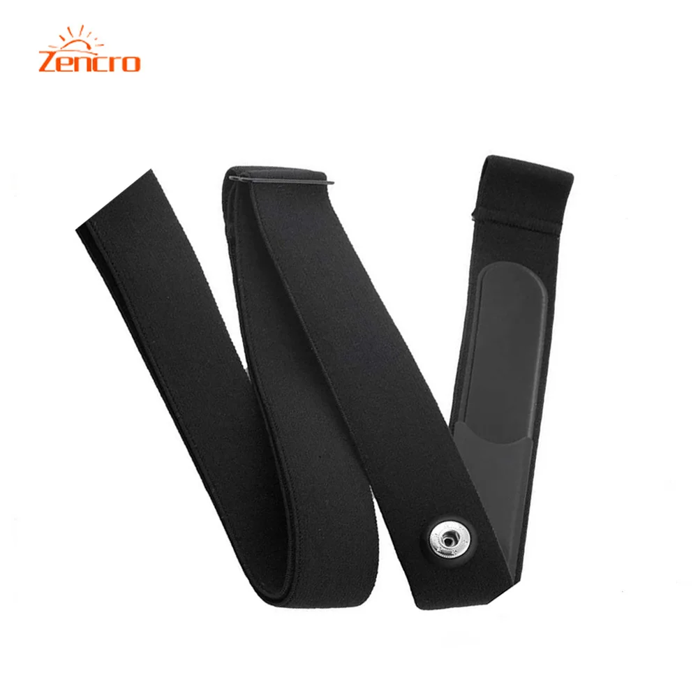 Zencro Adjustable Sport Heart Rate Monitor Fitness Equipment Elastic Chest Mount strap free