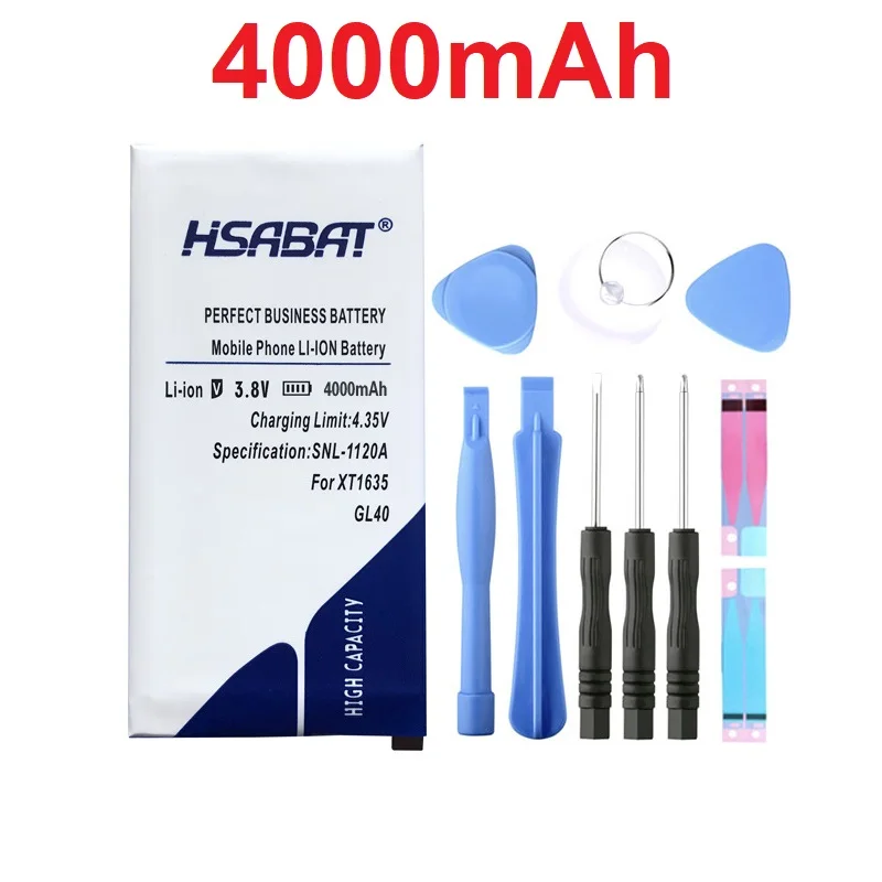 

HSABAT GL40 4000mAh Battery for Motorola Moto Z Play for Moto Z Play Droid XT1635 XT1635-01 XT1635-02 XT1635-03 SNN5974A