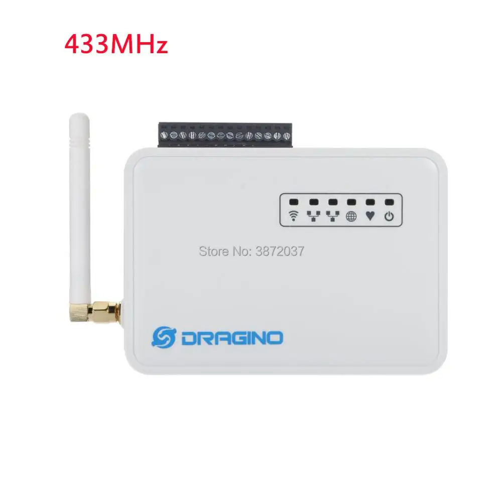 DIYmall для Dragino LG01-S LoRa IoT шлюз с открытым исходным кодом OpenWrt дальний беспроводной 433/868/915 МГц - Комплект: 433MHz