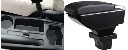 

For Skoda Octavia A5 Yeti armrest box central Store content box storage interior car-styling decoration accessories parts