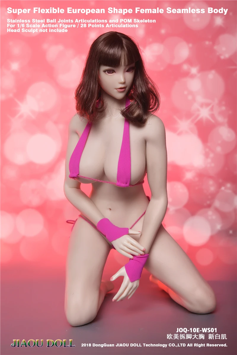 Jiaou Doll 1/6th JIAOUDOLL Super Flexible European Sharp Female Seamless Bodies