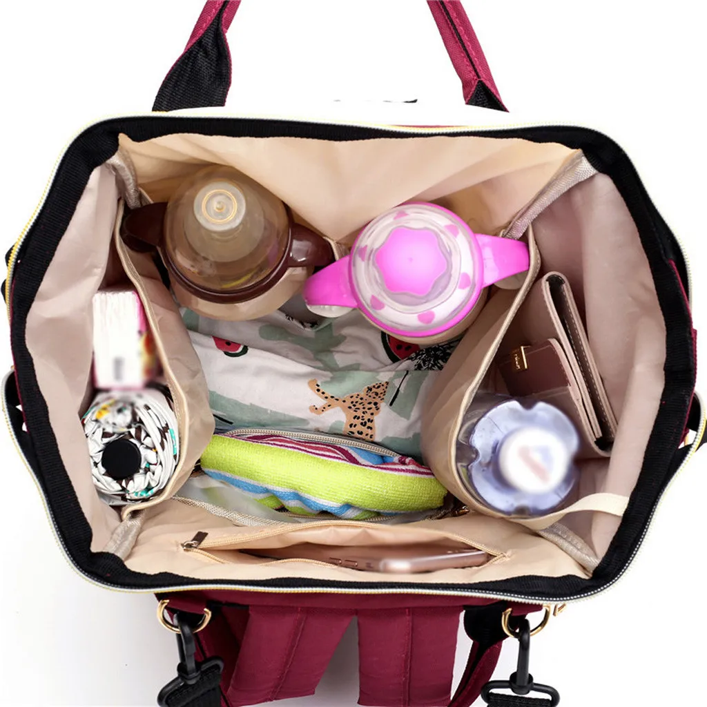 Сумка для мам, сумка для подгузников, Большая вместительная детская сумка, дорожный рюкзак для кормления, сумка с заклепками, Большой Вместительный рюкзак, 20 июля