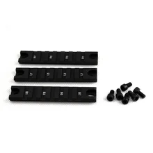 Hunting Picatinny Gun Rail Base Set for G36 G36C Series Mount Base Ring 3 short pieces