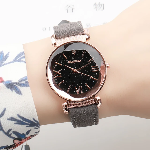 Exquisite Luxury Women Watches Fashion Dress Ladies Watch Rose gold Starry Sky D Exquisite Luxury Women Watches Fashion Dress Ladies Watch Rose gold Starry Sky D