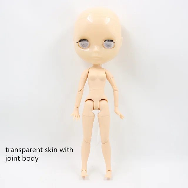 Neo Blythe Doll Without Eyechips, Bald & Factory Jointed Body 3
