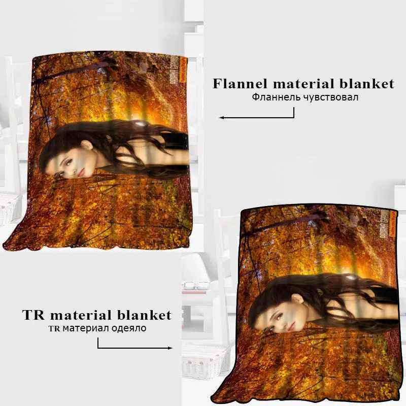 Новое поступление, одеяло Ариана Гранде с 3D принтом, мягкое одеяло для дома/дивана/постельных принадлежностей, переносное одеяло для путешествий для взрослых - Цвет: 18