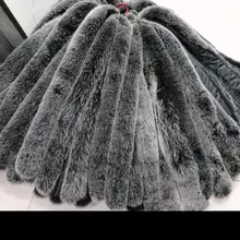 Зимний шарф, меховые полоски, с фабрики, настоящая съемная меховая отделка лисы, Модный меховой воротник, крашеная отделка из натуральной лисы