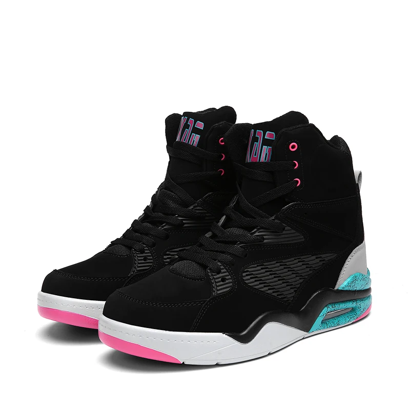 Zapatos de baloncesto hombres Zapatillas Zapatos alto top encaje hasta tobillo zapatos Air cushion basket baloncesto Zapatos de baloncesto hombres Zapatillas Zapatos alto top encaje hasta tobillo zapatos Air cushion basket baloncesto