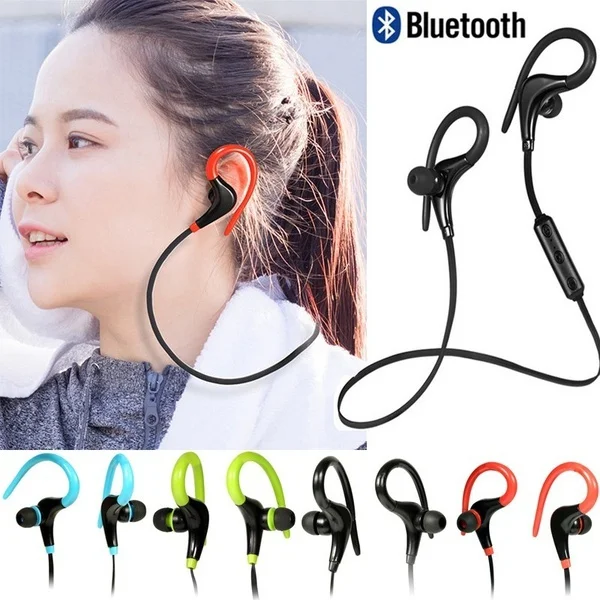 Беспроводная гарнитура стерео музыка Bluetooth наушники ушные крючки
