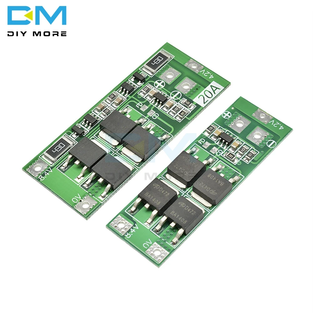 2S 10A 20A 7 4 V 8 18650 полимер литиевая батарея защита BMS плата стандартный баланс модуль