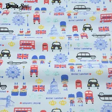 Прекрасный мультфильм дизайн хлопок ткань саржа домашний текстиль Материал стеганые ткани Лоскутная Ткань для постельного белья детская ткань