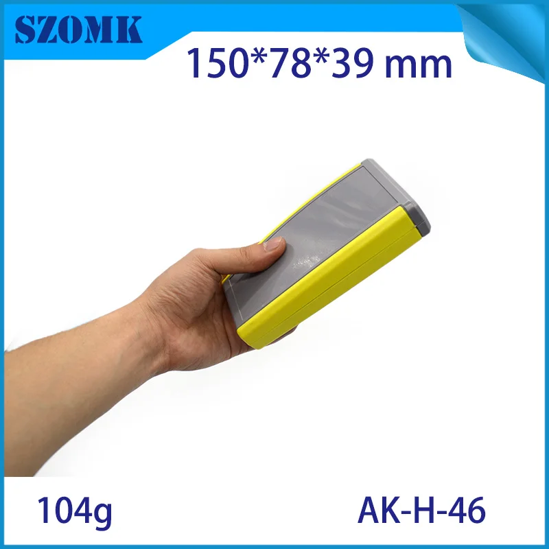 

one piece 2xAA battery abs plastic handheld junction box for electronics remote control housing project case szomk battery case