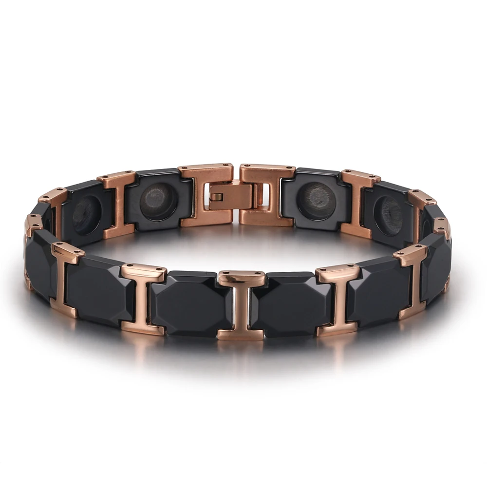 Black ceramic bracelet mens Clearance