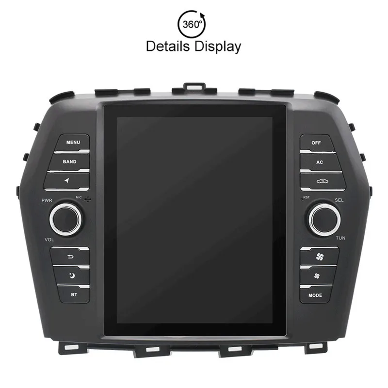 Cheap HUANVA Android7.1 Stereo Automedia no Car DVD Player GPS Navigation For Nissan Maxima Auto AC Edition 2016 2017 player Headunit 8