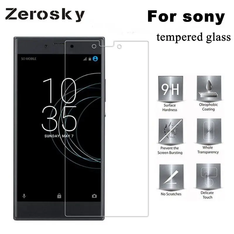 

Explosion Proof Screen Protector For SONY Xperia Z3 R1 XZ1 Compact Xperia XA2 Ultra XA1 9H Tempered Glass Protective Film