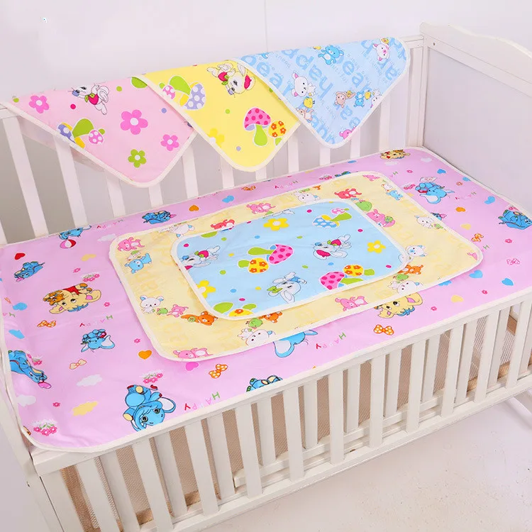 

AMISSA 3 Colors Cotton Baby Changing Pads Covers Reusable Baby Diapers Mattress Diapers for Newborn Waterproo Sheet Changing Mat