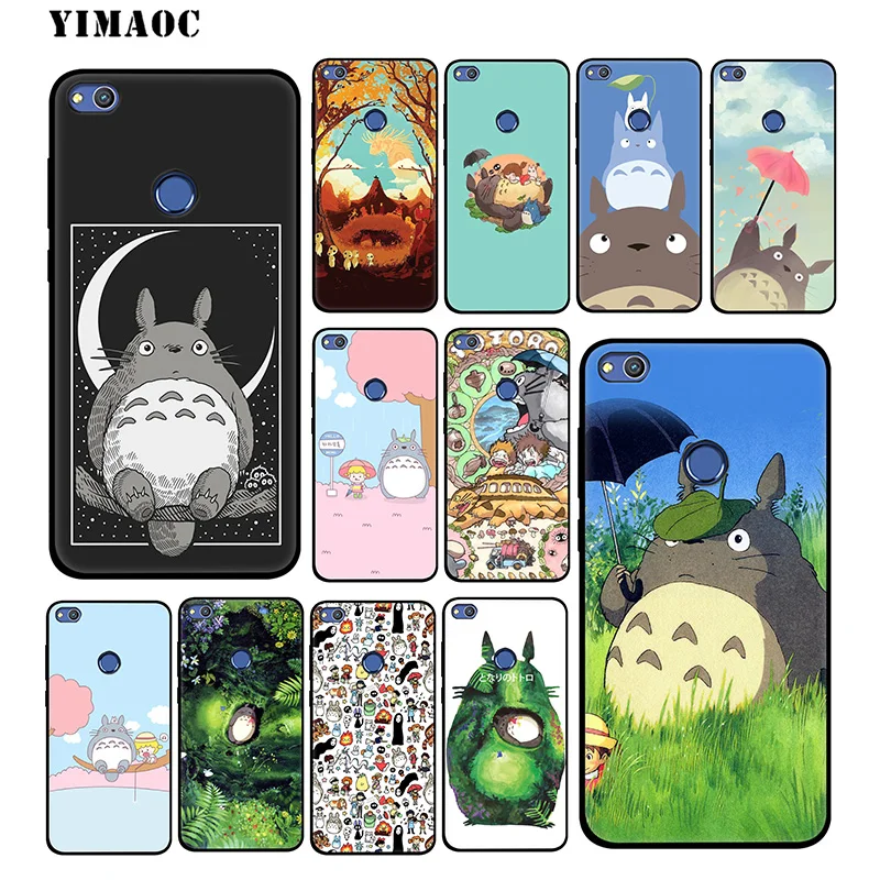 YIMAOC My Neighbor Totoro Soft Case for Huawei Honor View 20 10 8X 8 8C 6A 7A 7X 7C Lite Pro Y9 Y7 Y6 Prime 2018 2017 |
