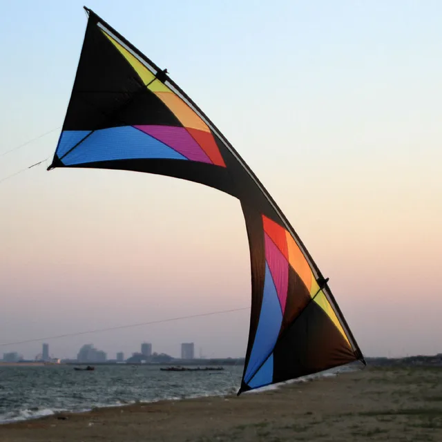 Best price at $140 Cheap Professional Outdoor Quad Kite 4 Line Stunt Kite Sport Kite Flying For Show Performance Beach Flying Kite
