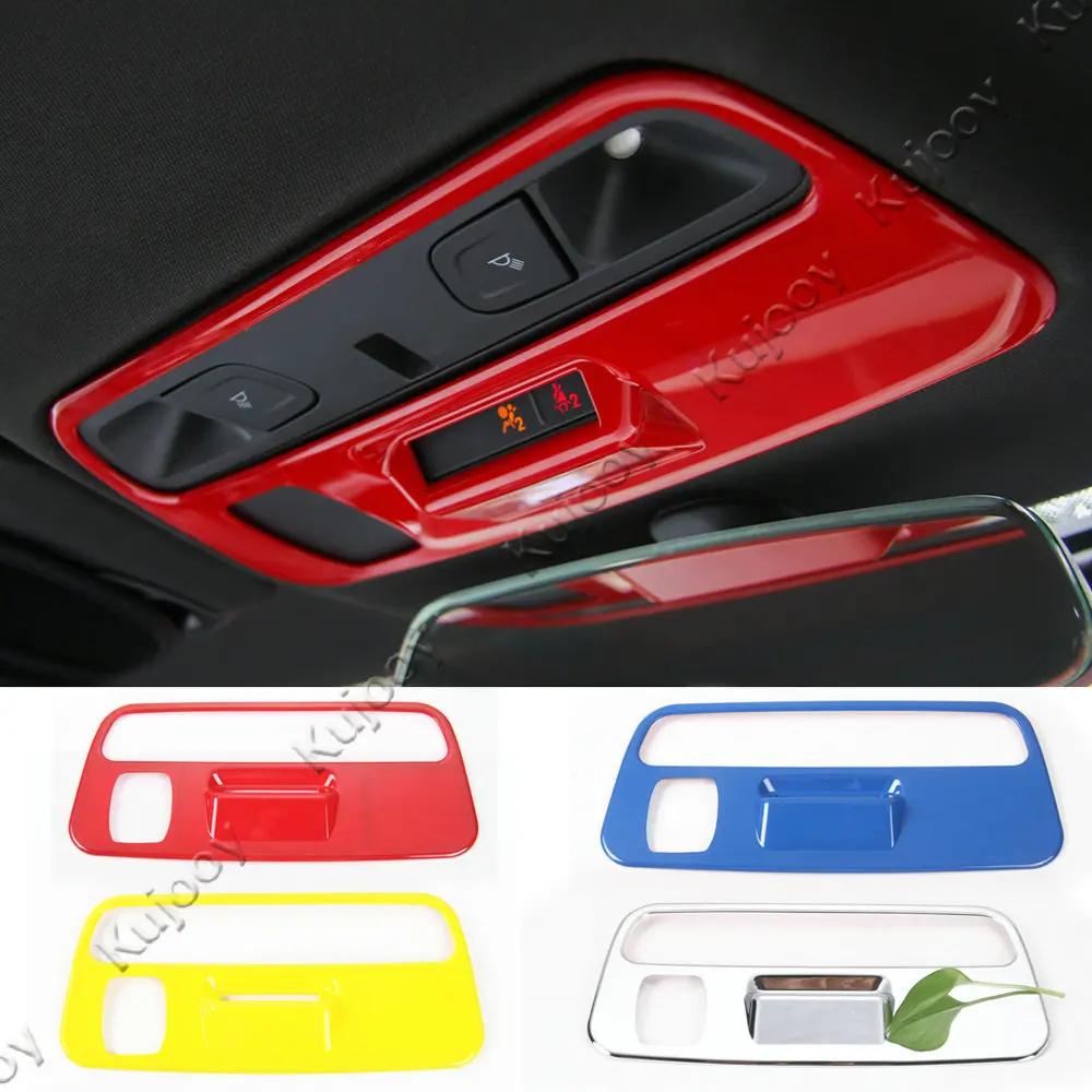 Us 62 49 3 Colors Abs Front Reading Lamp Cover Read Light Trim Cover Frame Panel For Chevrolet Camaro 2017 Car Styling Interior Mouldings In