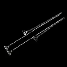 2 шт./пара модные элегантные регулируемые блестящие стразы металл бретельки бюстгальтера Для женщин Красивые интимных аксессуаров плечевые ремни