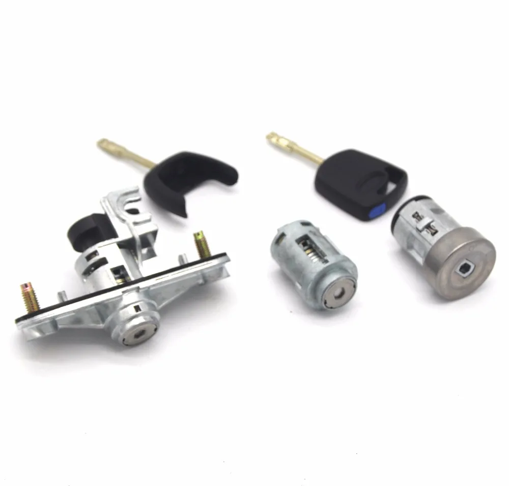 LK1S71F22050AA полный комплект замка зажигания дверной замок багажника для FORD MONDEO 2001-2007